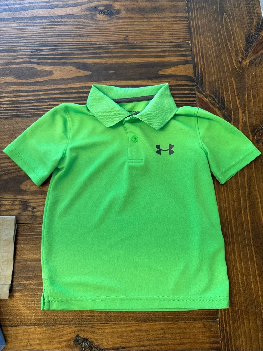 Under Armour Bright Green Boys' Performance Polo